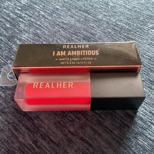 RealHer “I Am Ambitious “ Red Lipstick